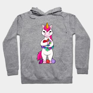 Shell collecting unicorn Hoodie